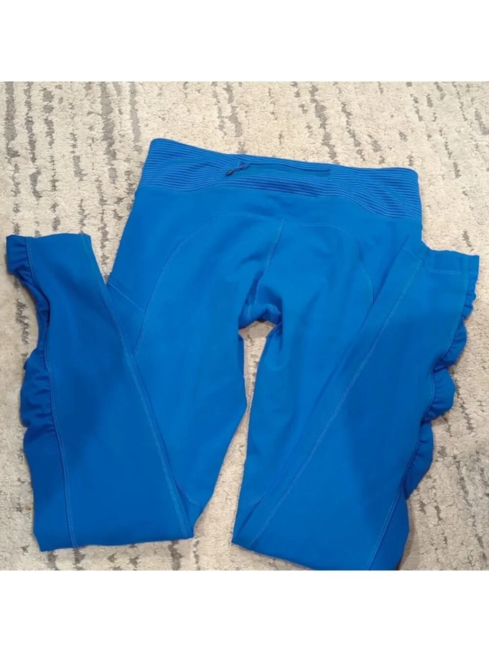 Lululemon Speed Tight *Brushed Interlock Baroque Blue / Mini Hyper Stripe Baroq
